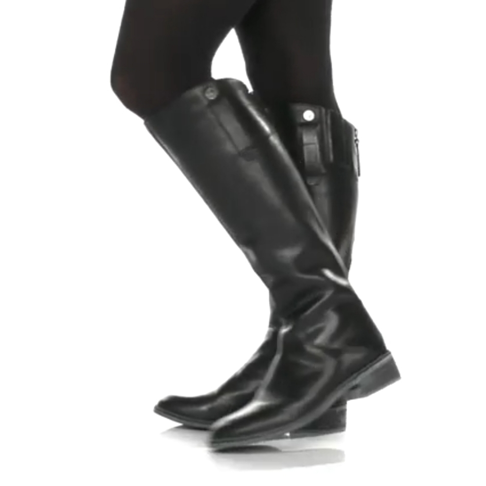 Timeless Modern Franco Sarto x Anthropologie Black Leather Boots - Picture 8 of 9